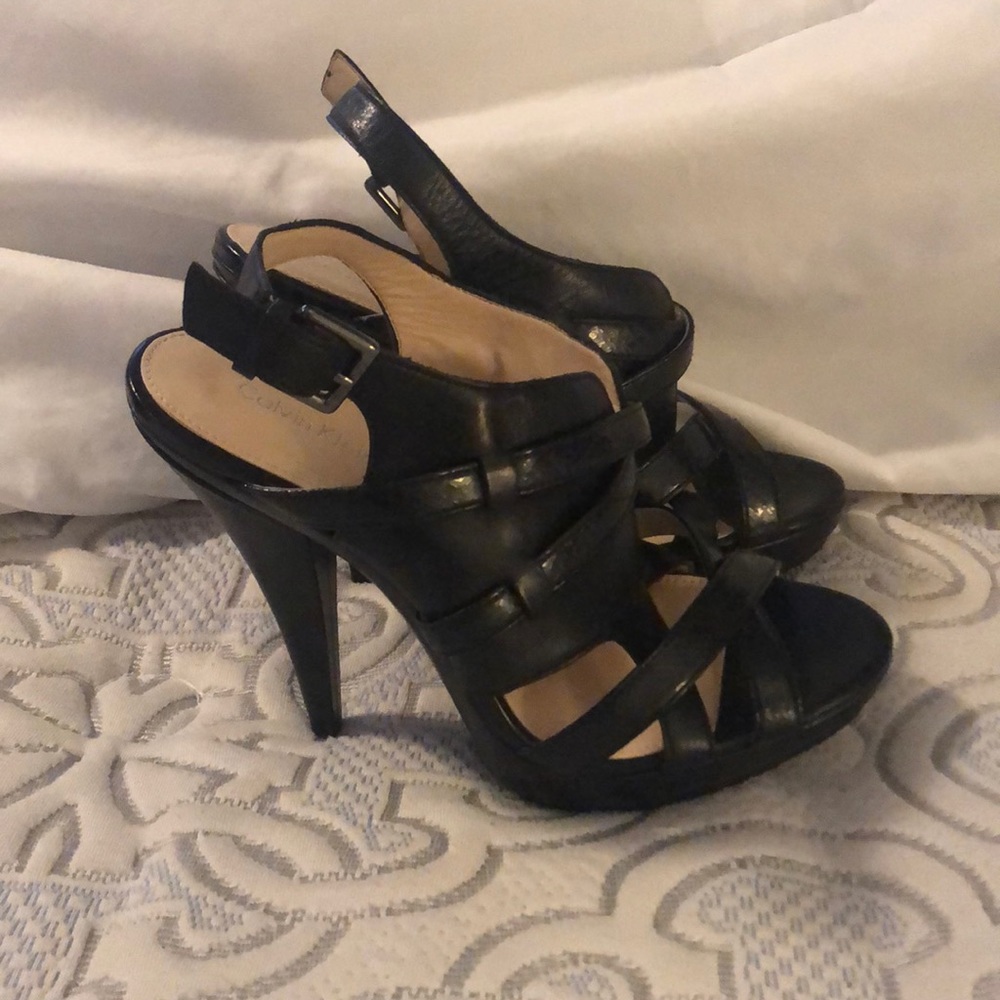 Size 7 Calvin Klein strappy heels